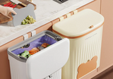 EcoBin Kuchnia & Łazienka Ścienny Kosz na Śmieci – 8.5L / 12L Z Pokrywą
