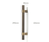 VintageBrass Europejskie Uchwyty Mosiężne
