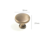 VintageBrass Europejskie Uchwyty Mosiężne