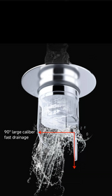 CleanSeal Uniwersalny Zatyczka do Zlewu Pop-Up