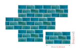 RetroBrick – 6-częściowe Samoprzylepne Retro Ceglane Naklejki Ścienne (30x15cm)
