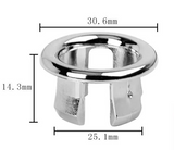 LuxDrain RingCover – Mosiężna Obręcz Przelewu do Umywalki 22–25 mm