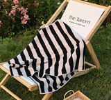 VeloraSoft StripePure – Luksusowe Ręczniki Bawełniane 100% Frotte do Twarzy, Rąk i Kąpieli