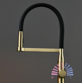 GoldFlow Pro Wyciągana Bateria Kuchenna z Mosiądzu