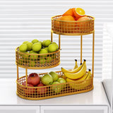 FruitElegance – Metalowa Kosz na Owoce i Warzywa