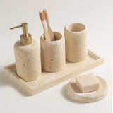 Travella Zestaw Łazienkowy z Trawertynu