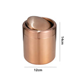 RoséDesk MiniBin Mini Kosz Stołowy ze Stali Nierdzewnej