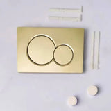 Dual Flush Gold – Płyta Spłukująca do Geberit Sigma UP300 / UP320 / UP720 | Luksus i Oszczędność Wody