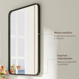 HOMCOM Luksusowe Lustro Łazienkowe 60x80cm