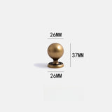 Gałki Meblowe z Litego Mosiądzu 128 mm – Antyczny Brąz