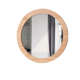 NordicFrame Lustro Szklane z Drewnianą Ramą