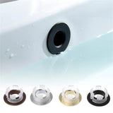 LuxDrain RingCover – Mosiężna Obręcz Przelewu do Umywalki 22–25 mm