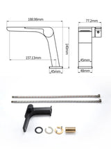 ShadowStream Gun Grey – Zlewozmywakowa Bateria Wodospadowa