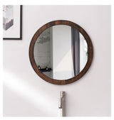 NordicFrame Lustro Szklane z Drewnianą Ramą