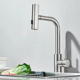 SteelFlex Gun Gray Wysuwana Kran Kuchenny