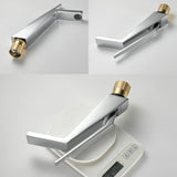 Bateria umywalkowa PureFace – jednouchwytowa, czarna lub chrom, ciepła i zimna woda, montaż nablatowy