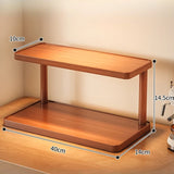 BambuCasa 2-Poziomowy Drewniany Organizer