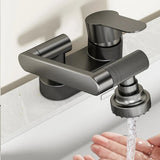 AquaTwist Duo-Flex – Zlewozmywakowa Bateria Wahaczowa 360° z Dwoma Uchwytami