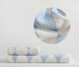 VeloraSoft StripePure – Luksusowe Ręczniki Bawełniane 100% Frotte do Twarzy, Rąk i Kąpieli