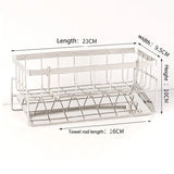 RVS Sponshouder – Wolnostojąca Półka na Gąbki do Kuchni | Pojedynczy Poziom | Trwały i Odporny na Korozję