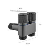 DualFlow Pro – Zawór Kątowy 2-w-1 G1/2 do WC i Pralki