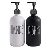 SoapElegance 500ml Czarny Dozownik do Mydła Set