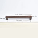 Drewniany guzik meblowy – z drewna bukowego lub orzechowego | Uroczy design | W zestawie śruby