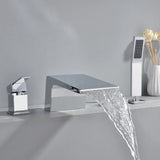 AquaLuxe 4-Częściowy Zestaw Wodospadowych Baterii Łazienkowych