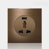 CaffèRetro Retro Przełącznik Ścienny EU z Gniazdem