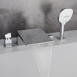 AquaLuxe 4-Częściowy Zestaw Wodospadowych Baterii Łazienkowych