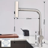 SteelFlex Gun Gray Wysuwana Kran Kuchenny