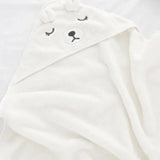 Ręcznik Kąpielowy Malucha z Kapturem i Wzorem Kreskówkowym