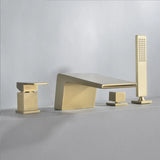 AquaLuxe 4-Częściowy Zestaw Wodospadowych Baterii Łazienkowych