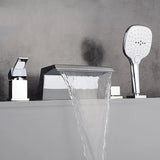 AquaLuxe 4-Częściowy Zestaw Wodospadowych Baterii Łazienkowych