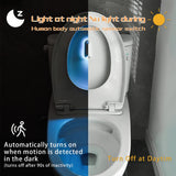 GlowLoo RGB Toaleta Nocna Lampa – Czujnik Ruchu LED z 7 Kolorami i Ładowalną Baterią