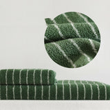 VeloraSoft StripePure – Luksusowe Ręczniki Bawełniane 100% Frotte do Twarzy, Rąk i Kąpieli