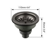 Korek i sitko do zlewu AquaGuard ze stali nierdzewnej