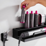 Ścienny organizer do Dyson Airwrap – Stal nierdzewna | Bez wiercenia | Podwójna warstwa