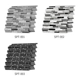 LuxeMarmer Złoto-Białe Naklejki Ścienne w Stylu Marmuru