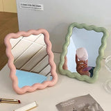 CremaWave Falisty Pulpitowy i Ręczny Lusterko do Makijażu
