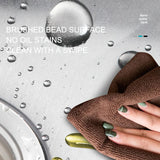 RVS Zlewozmywak Kuchenny – Podblatowy | Prostokątny | 750×430×220 mm | Pojedyncza Komora | Wykończenie Szczotkowane