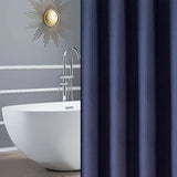 AquaWafel Luxe Zasłona Prysznicowa – Ekstra Gruby Wzór Wafelkowy