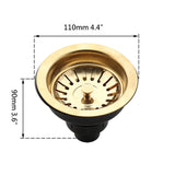 Korek i sitko do zlewu AquaGuard ze stali nierdzewnej