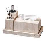 Travertine Élégance Zestaw Łazienkowy