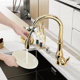 AquaFlex – Srebrna Wysuwana Kran Kuchenny z 360° Obrótną Wylewką
