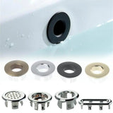 LuxDrain RingCover – Mosiężna Obręcz Przelewu do Umywalki 22–25 mm