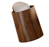 WoodStyle Kosz na Śmieci z Obrotową Pokrywą