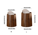 WoodStyle Kosz na Śmieci z Obrotową Pokrywą