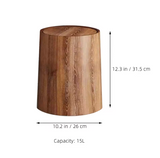 WoodStyle Kosz na Śmieci z Obrotową Pokrywą