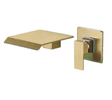 Ścienna Bateria Umywalkowa z Wylewką Kaskadową